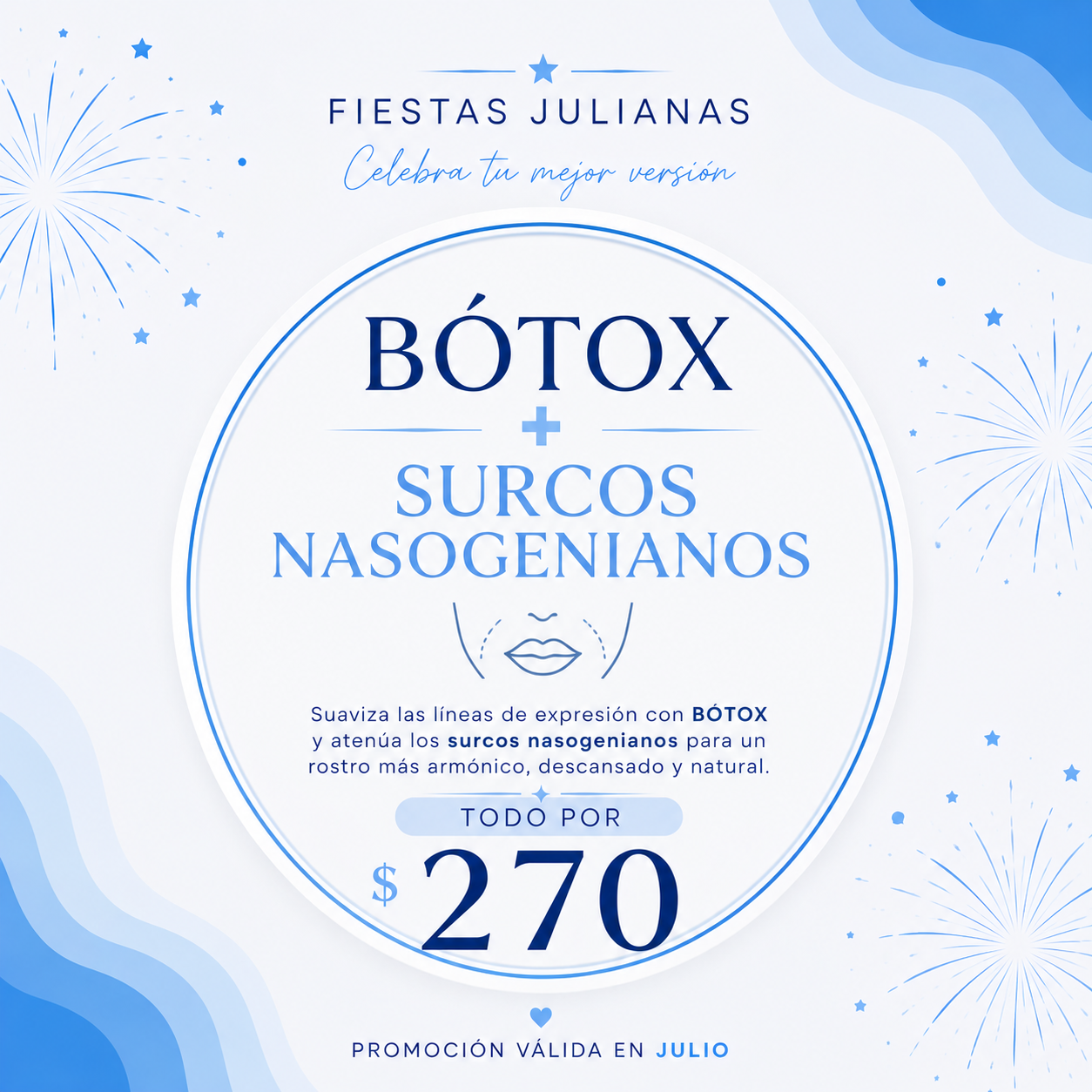 BÓTOX + SURCOS NASOGENIANO