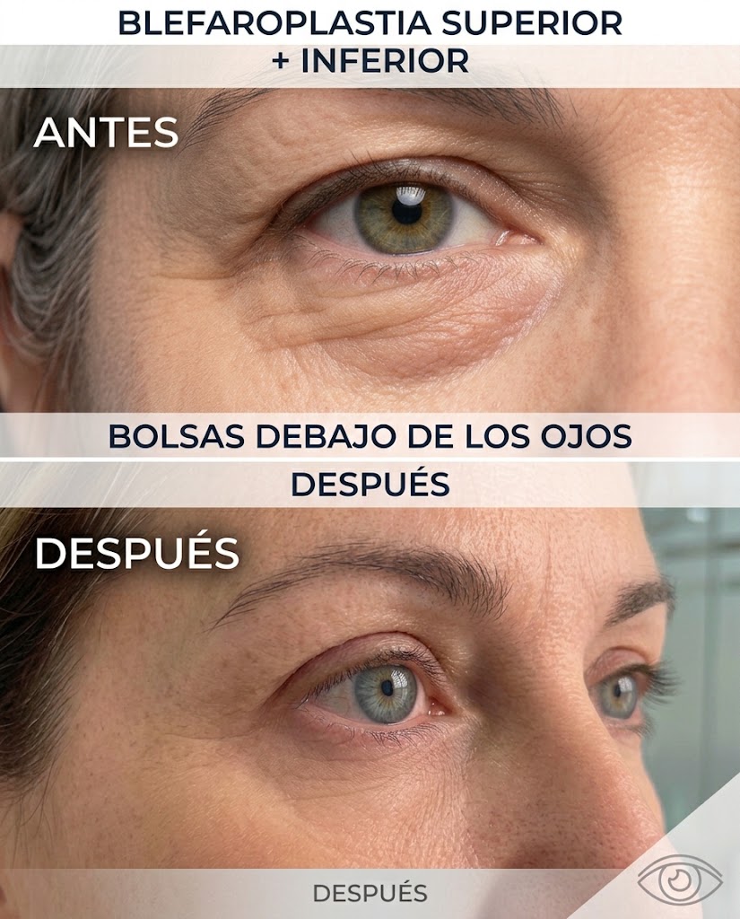 Blefaroplastia Superior e Inferior Quirúrgico